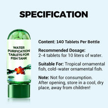 Load image into Gallery viewer, 💥 BUY 100 GET 40 FREE! 🐟 Aquarium Purifying Tablets 🧪✨