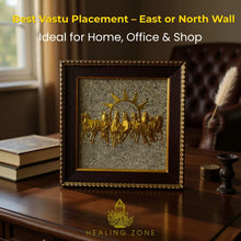 Load image into Gallery viewer, 🐎 7 Horses on Raw Pyrite Frame - Symbol of Speed, Success & Prosperity