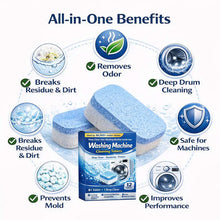 Load image into Gallery viewer, 🧺 Washing Machine Cleaning Tablets (BUY 1 GET 1 FREE) | Automatic Cleaner & Deodorizer 🔥
