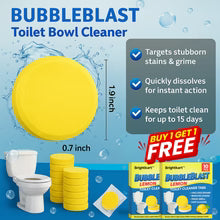 Load image into Gallery viewer, 🔥 Buy 1 Get 1 FREE!🔥 🍋 LemonBlast Yellow Bubble Tablets –Odor Eliminator + Blockage Remover 💥🧼
