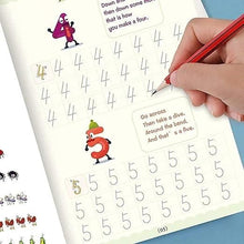 Load image into Gallery viewer, ✍️ Sank Magic Practice Book (4 BOOKS 📚, 1 PEN 🖊️, 1 GRIP , 10 REFILLS )🎁 FREE Magic Coloring Book
